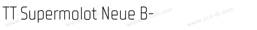TT Supermolot Neue B字体转换